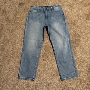 NYDJ Women's Classic Straight-Leg Jeans in Light Blue.